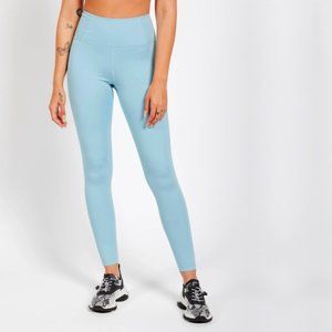 Girlfriend Collective High-Rise Pocket Compressive Leggings in Sky (Size XS)